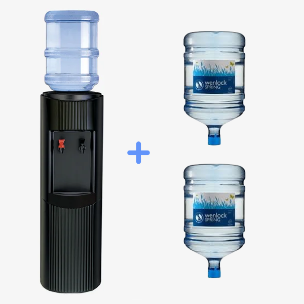 Black Glacier Water Cooler Package